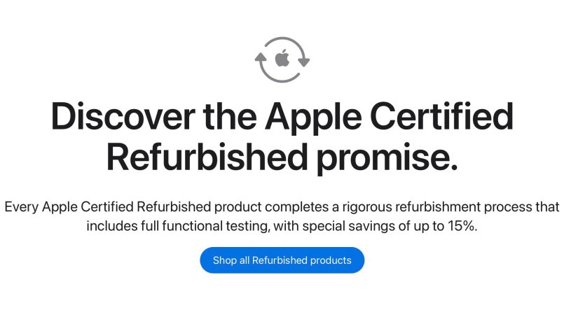 Kategori “Certified Refurbished” MacBook Mula Muncul Di Aplikasi Apple Store Malaysia