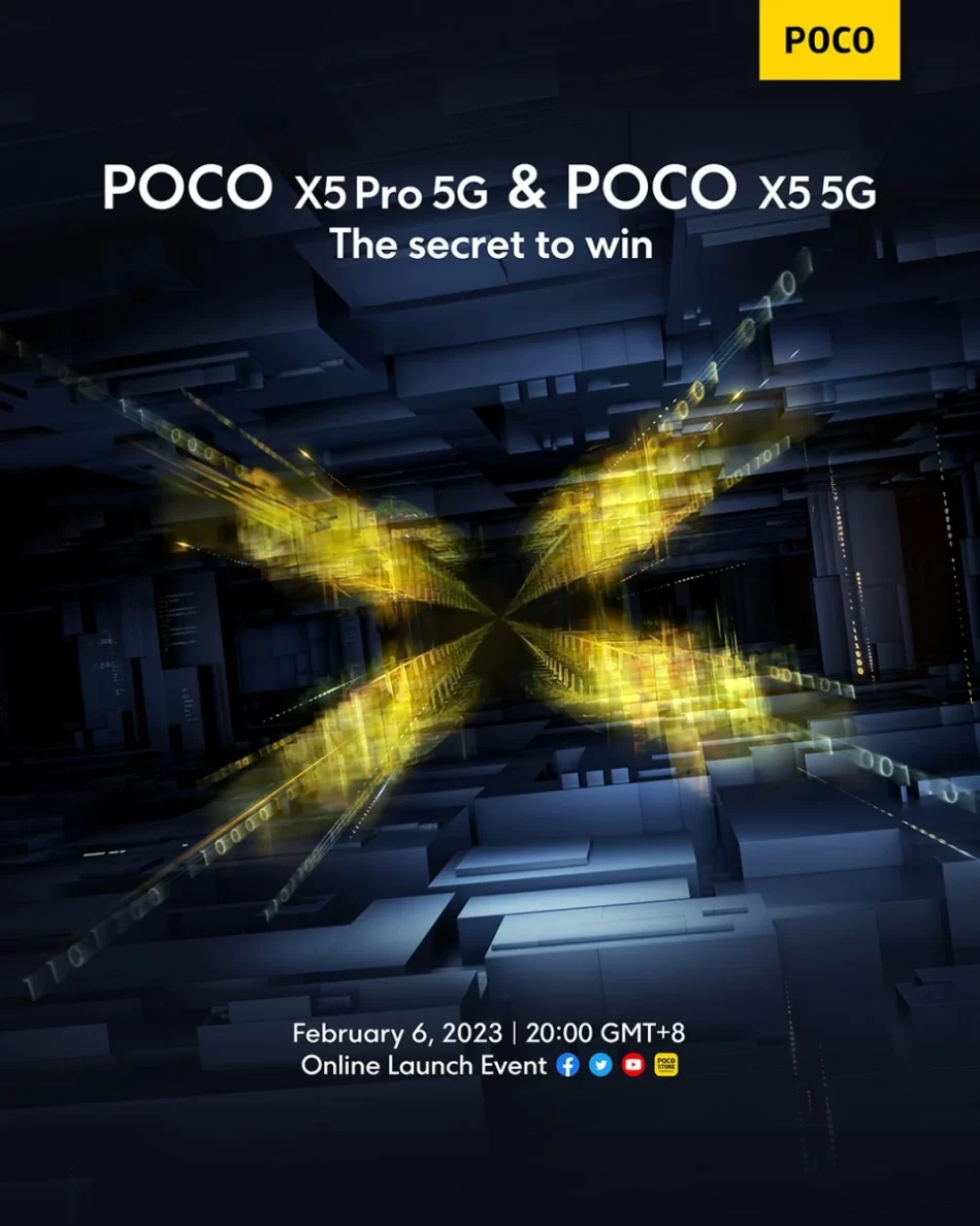 Poco Menjadualkan Pengenalan Untuk X5 Pro 5G Dan X5 5G Pada 6 Februari 2023