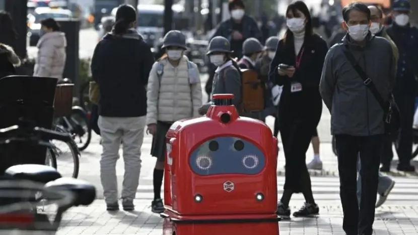 Undang-Undang Trafik Di Jepun Ditukar Untuk Membolehkan Robot Penghantaran Barang Digunakan