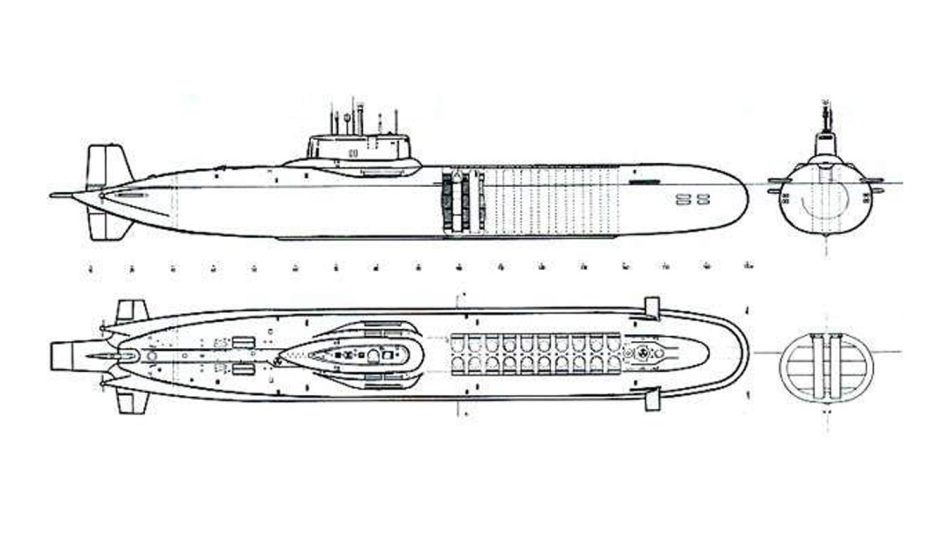 Kapal Selam Typhoon Class B