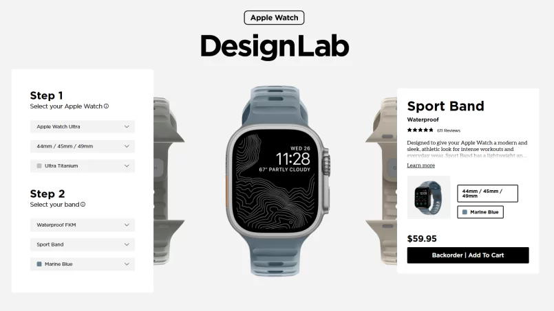 Nomad DesignLab Membolehkan Pengguna Mengkustomasi Tali Jam Apple Watch