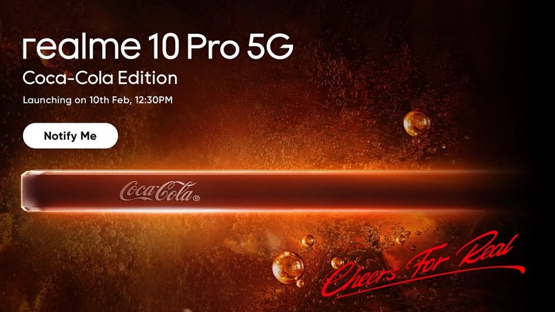 Realme 10 Pro 5G Coca Cola Edition Bakal Diperkenalkan Pada Minggu Hadapan