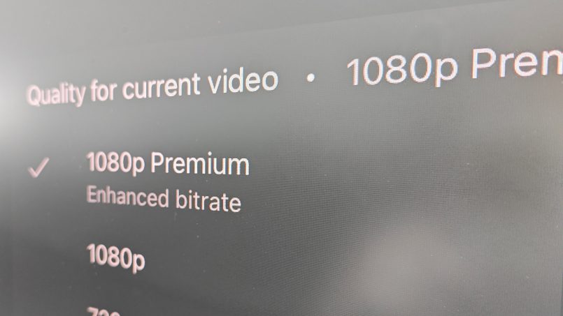 YouTube Menguji Ciri 1080p Premium Dengan Kadar Bit Tinggi
