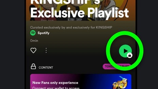Spotify Kini Mempunyai Senarai Main Yang Hanya Boleh Diakses Oleh Pemilik NFT