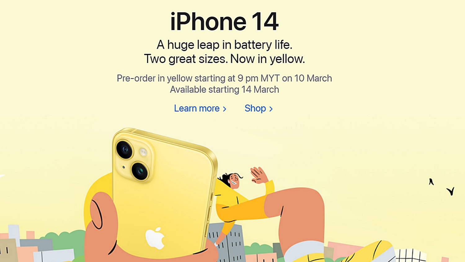 iPhone 14 Dan 14 Plus Dalam Warna Kuning Boleh Dipratempah Di Malaysia Bermula Hari Ini