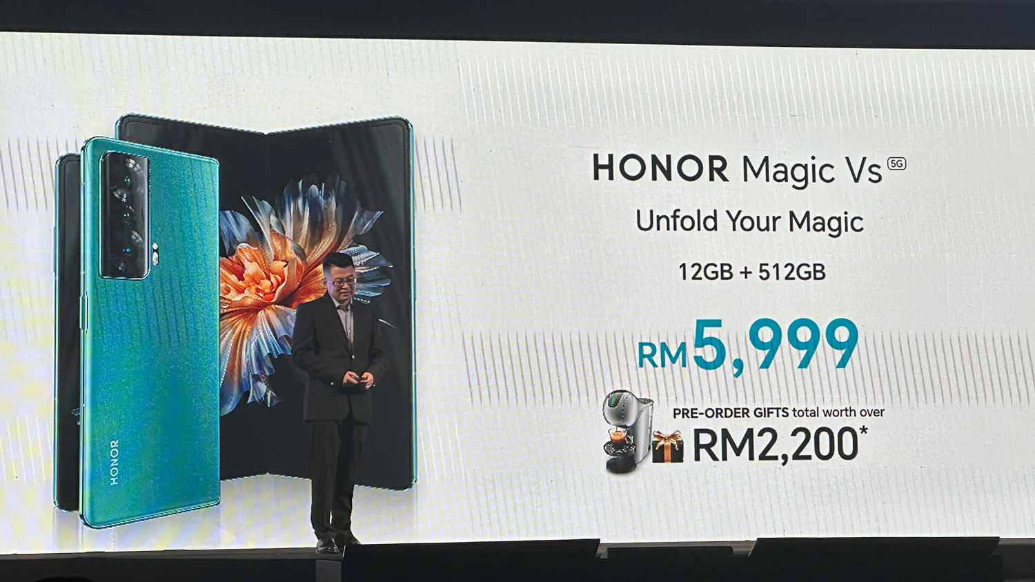 Honor Magic Vs Turut Dilancarkan Di Malaysia Pada Harga RM5999