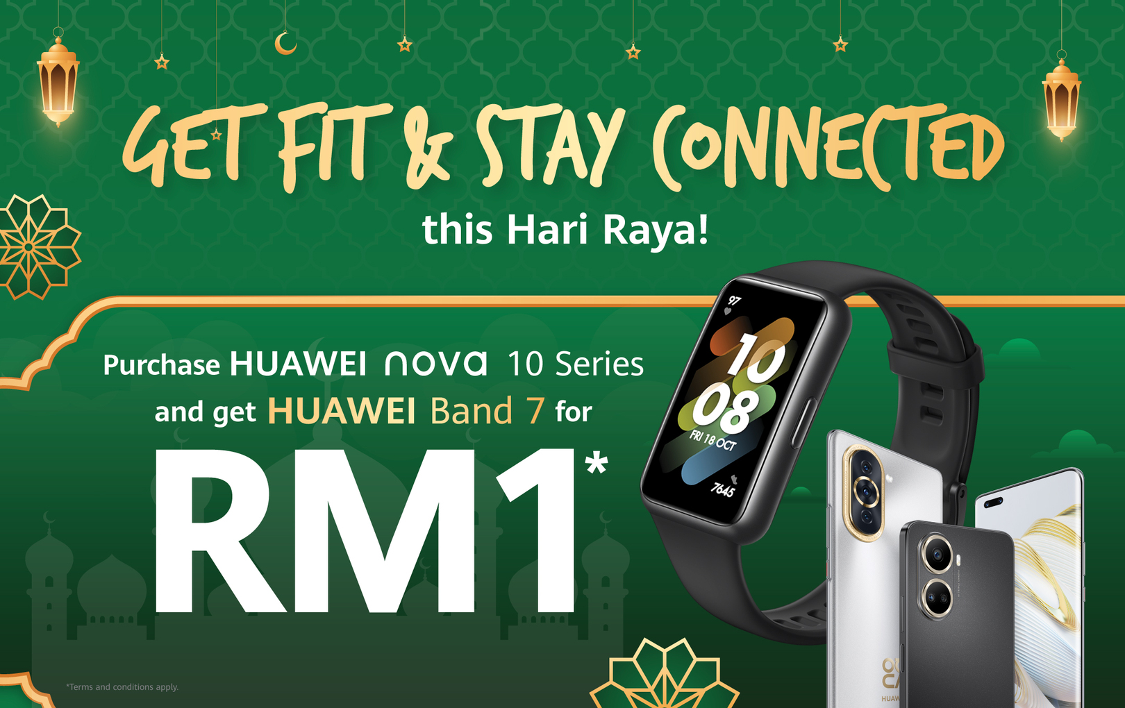 Promosi Raya Bergaya Bersama Huawei Menawarkan Diskaun Sehingga RM2,000