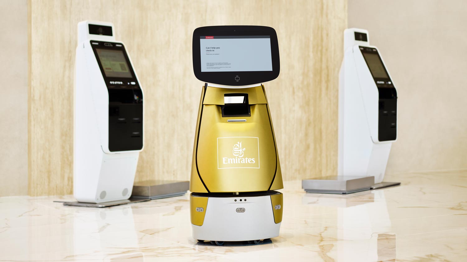 Penumpang Emirates Kini Boleh Daftar Masuk Menggunakan Robot Swapandu