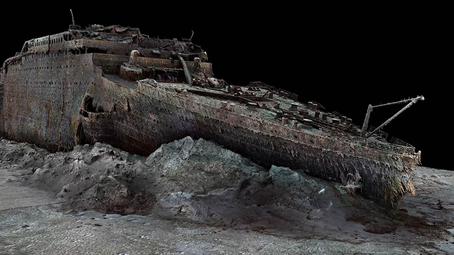 Model 3D Titanic Paling Terperinci Dihasilkan Menggunakan 715,000 Gambar