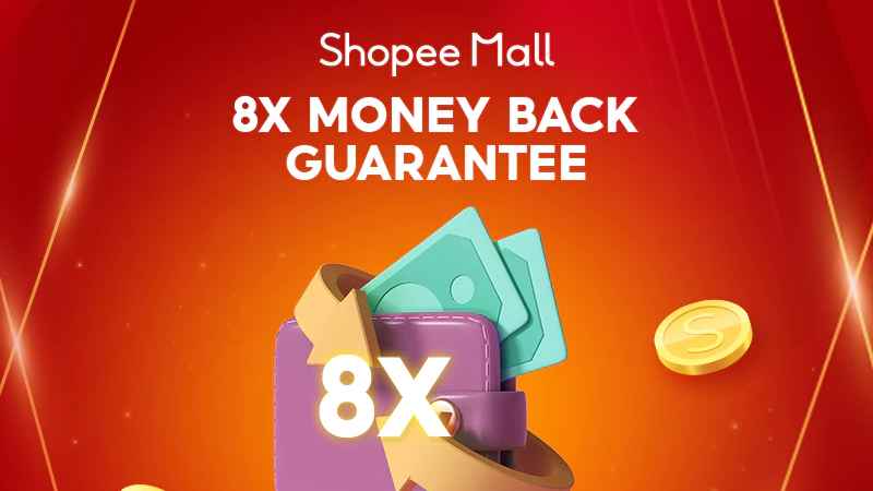 Shopee Mall Umum Perlindungan Dari Barang Tiruan – Janji Jaminan Pulangan Tunai Sehingga 8x Harga Pembelian