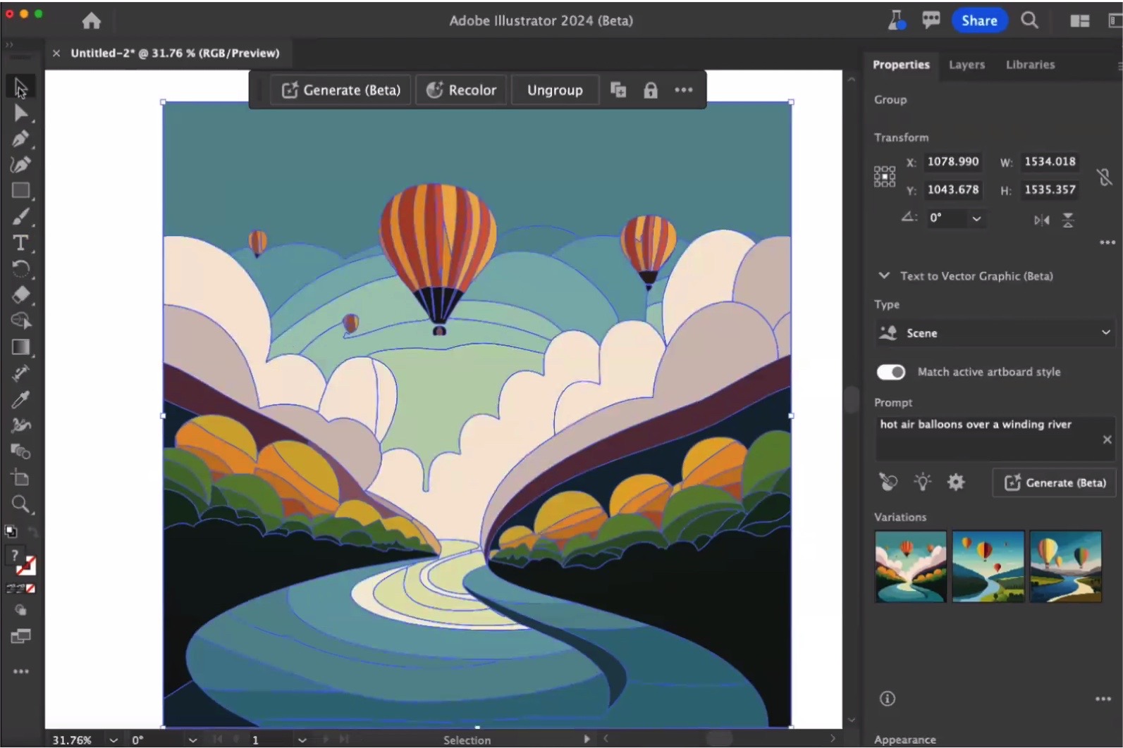 Adobe Firefly Akan Membolehkan Grafik Vektor Dijana AI Pada Illustrator