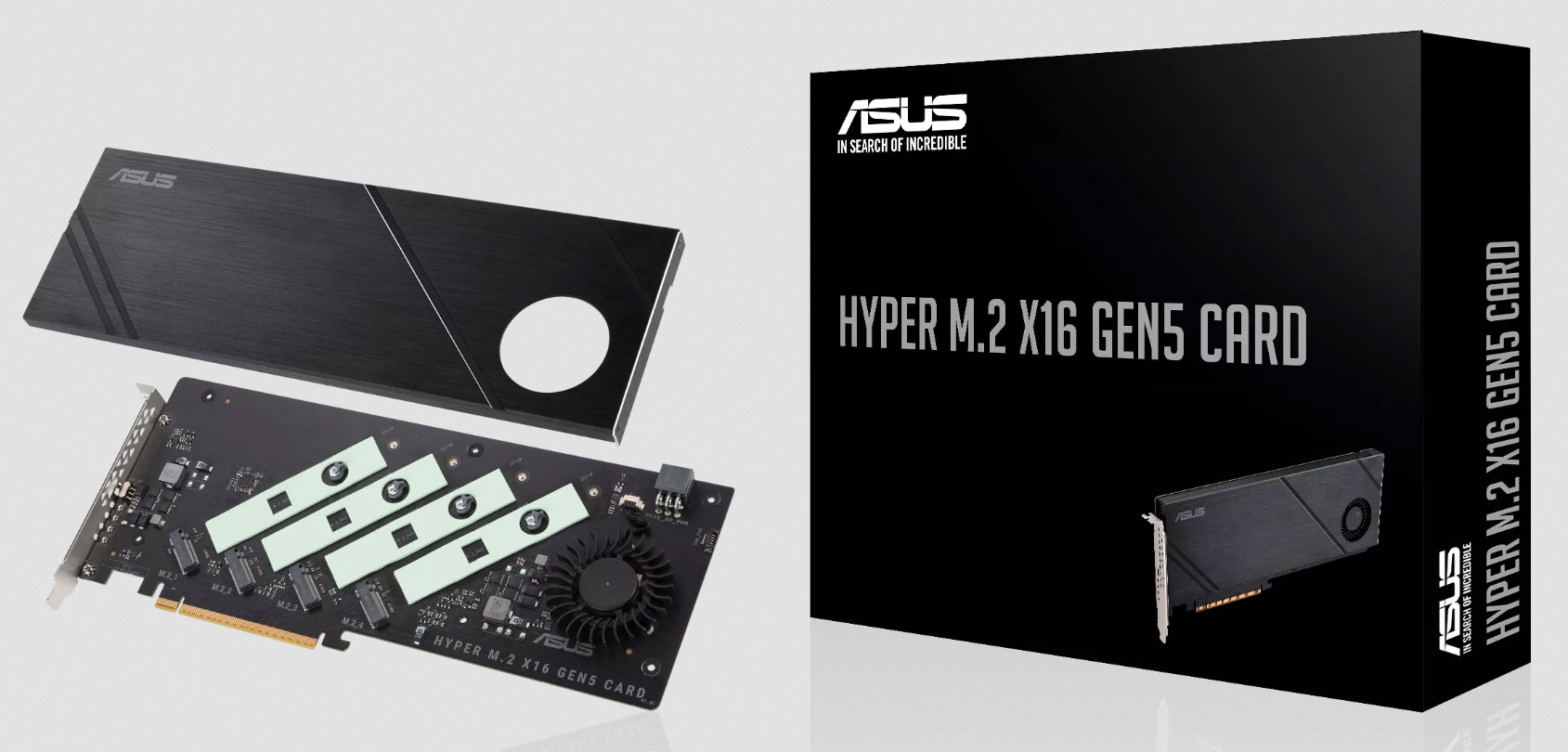 ASUS Hyper M.2 Gen5 x16 Membolehkan Anda Menyambung Empat SSD Untuk Kelajuan 64GB/s