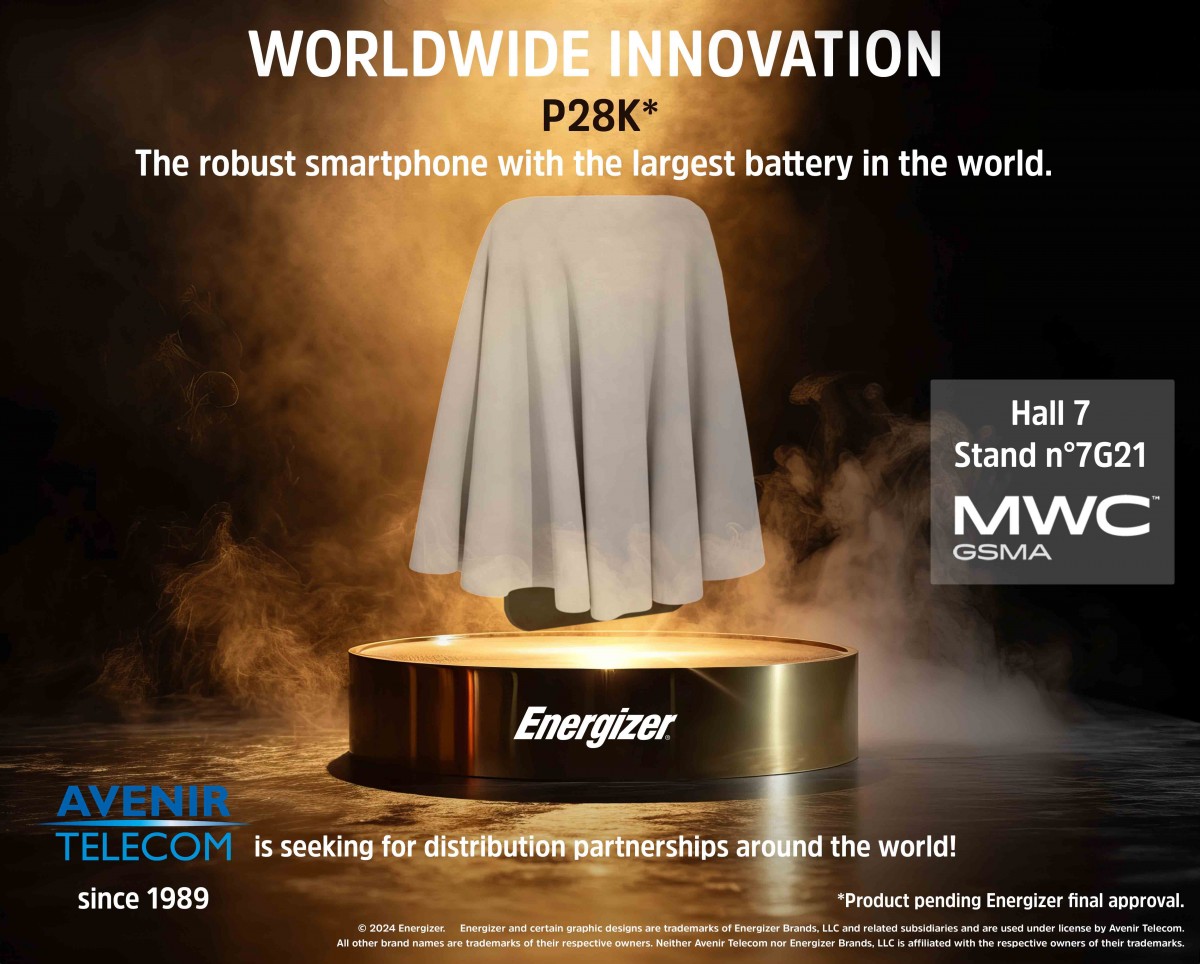 Telefon Energizer Dengan Bateri 28,000mAh Akan Diperlihatkan Di MWC 2024