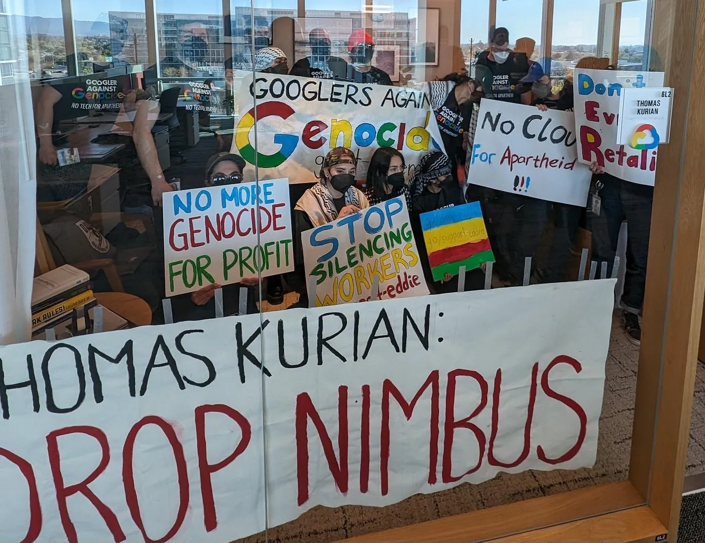 Google Membuang 28 Pekerja Yang Protes Dan Menentang Kontrak Israel