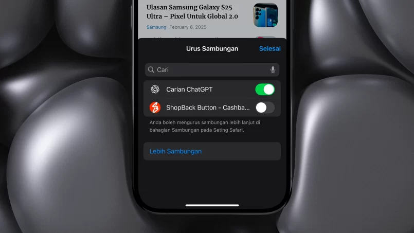 ChatGPT Search Kini Hadir Dalam Bentuk Pemalam Untuk Safari