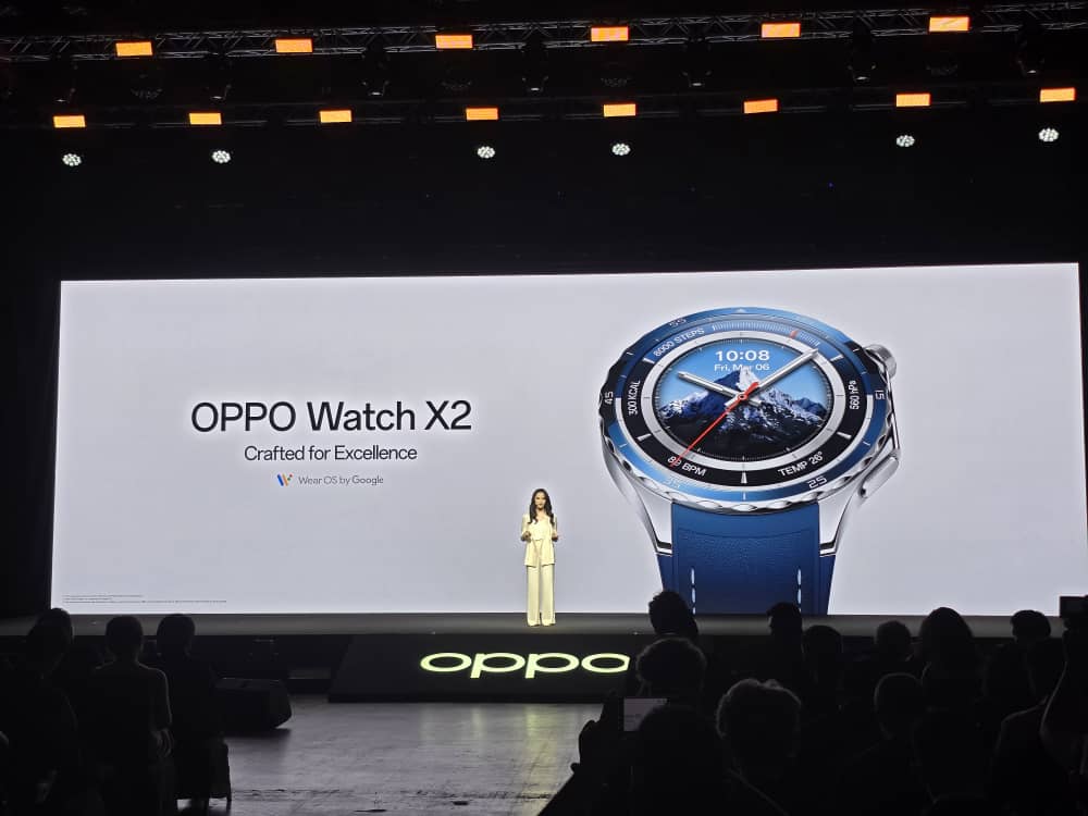 Oppo Watch X2 Rasmi Dengan Bateri Lima Hari Dan Berharga Bermula RM1,399