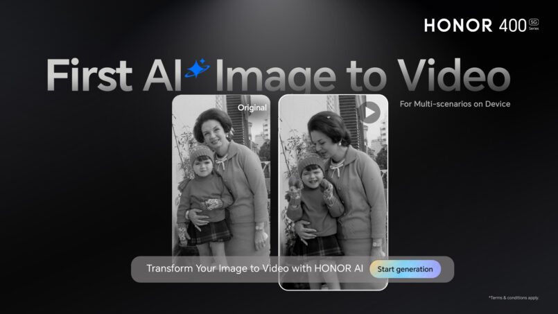 Ciri AI Image-to-Video Dalam Siri Honor 400 Boleh Ubah Imej Pegun Menjadi Video Pendek