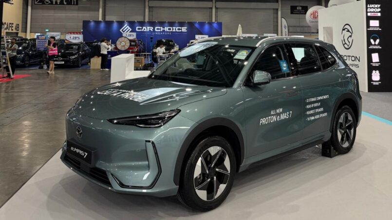 Proton Kembali Ke Pasaran Singapura – Menawarkan Kereta Elektrik Proton e.MAS7