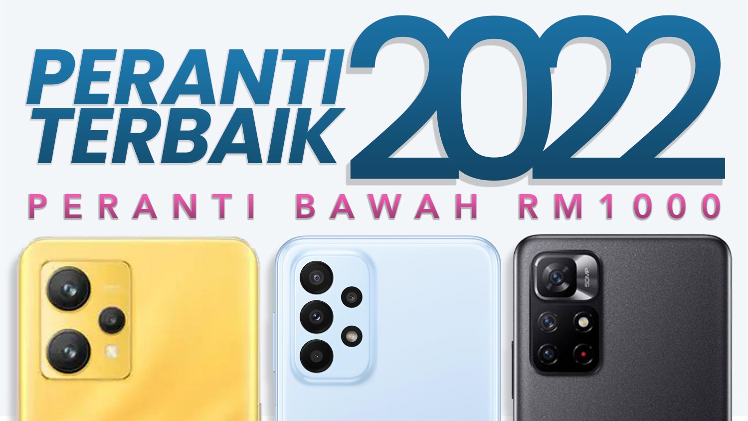 Peranti Terbaik Amanz 2022 – Telefon Pintar Bawah RM1000